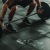 a man lifting weights